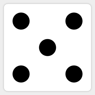 Dice Five Magnet